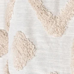 Rideau tamisant à oeillets haut tufté beige H.260 x l.140cm Deko & Co