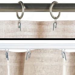 Rideau tamisant beige rideaux salon voilage elegant 200 x 300