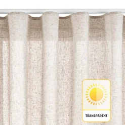 Rideau tamisant beige rideaux salon voilage elegant 300 x 300