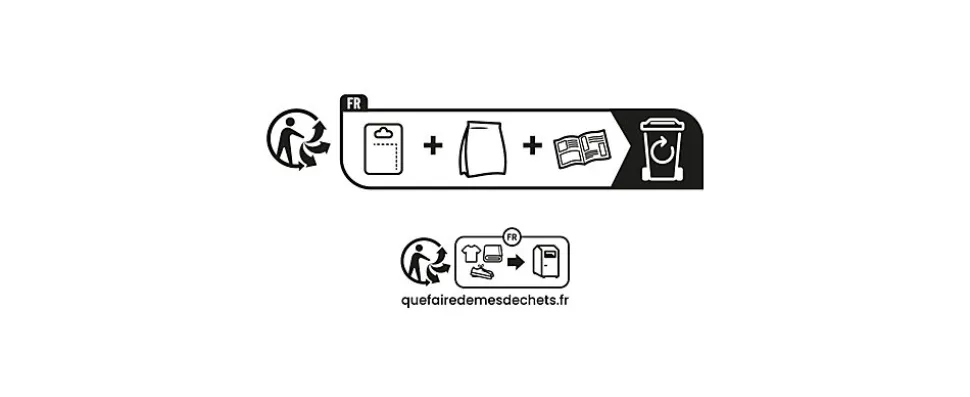 Rideau tamisant Chambray gris L.260 x l.140 cm