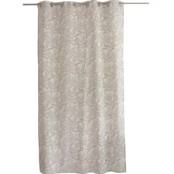 Rideau tamisant esprit lodge 140x240cm - 140x240cm - Ecru