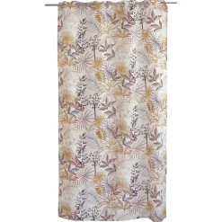 Rideau tamisant imprimé végétal multicolore (140x240 cm - Multicolore)