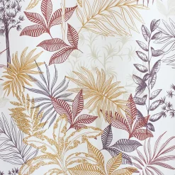 Rideau tamisant imprimé végétal multicolore (140x240 cm - Multicolore)