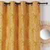 Rideau Tasmanie L.240 x L.140 cm jaune mangue