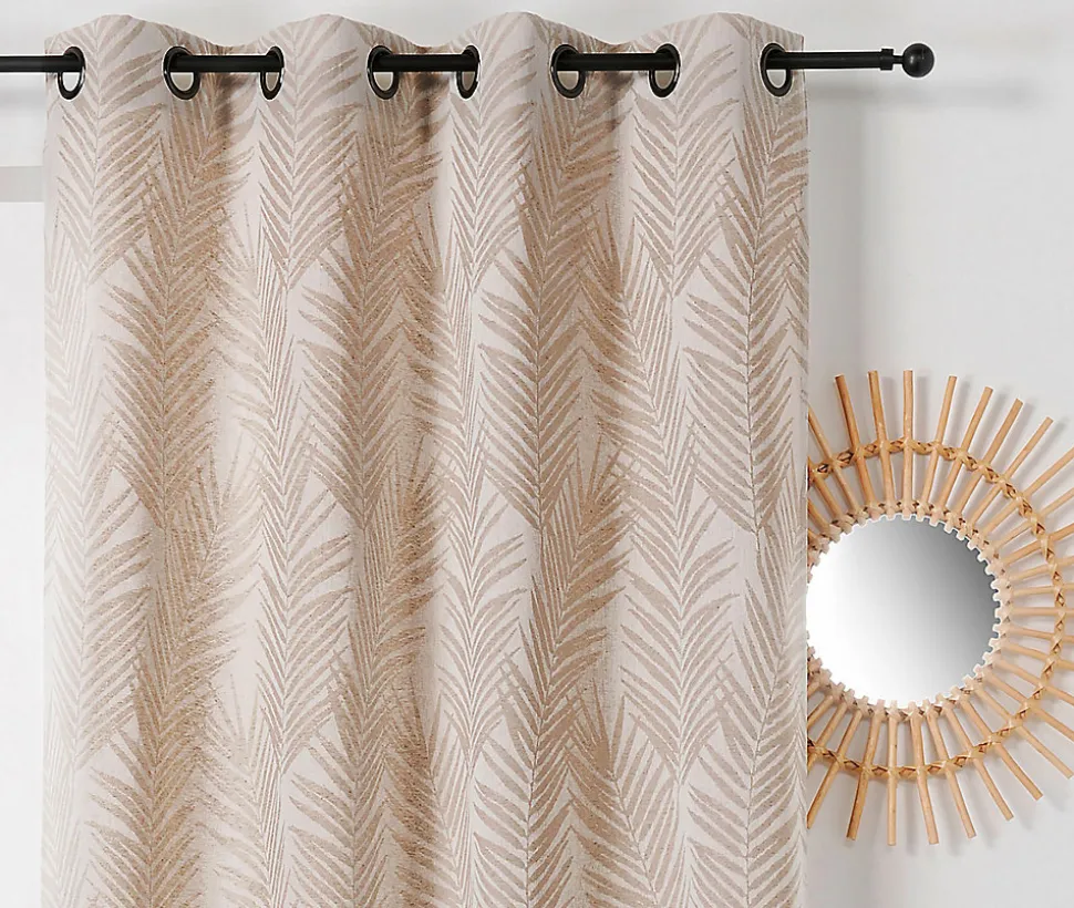 Rideau Tasmanie L.240 x L.140 cm beige lin