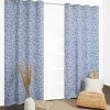 Rideau Taupaki bleu L.240 x l.135 cm