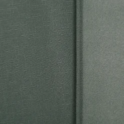 Rideau thermique à œillets effet lin vert L.240 x l.140cm