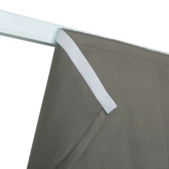 Rideau thermique à œillets doublure polaire amovible à velcro Varm gris L.245 x l.135cm GoodHome