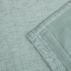Rideau thermique à œillets effet velours tissé Kulti vert sauge L.280 x l.140cm GoodHome