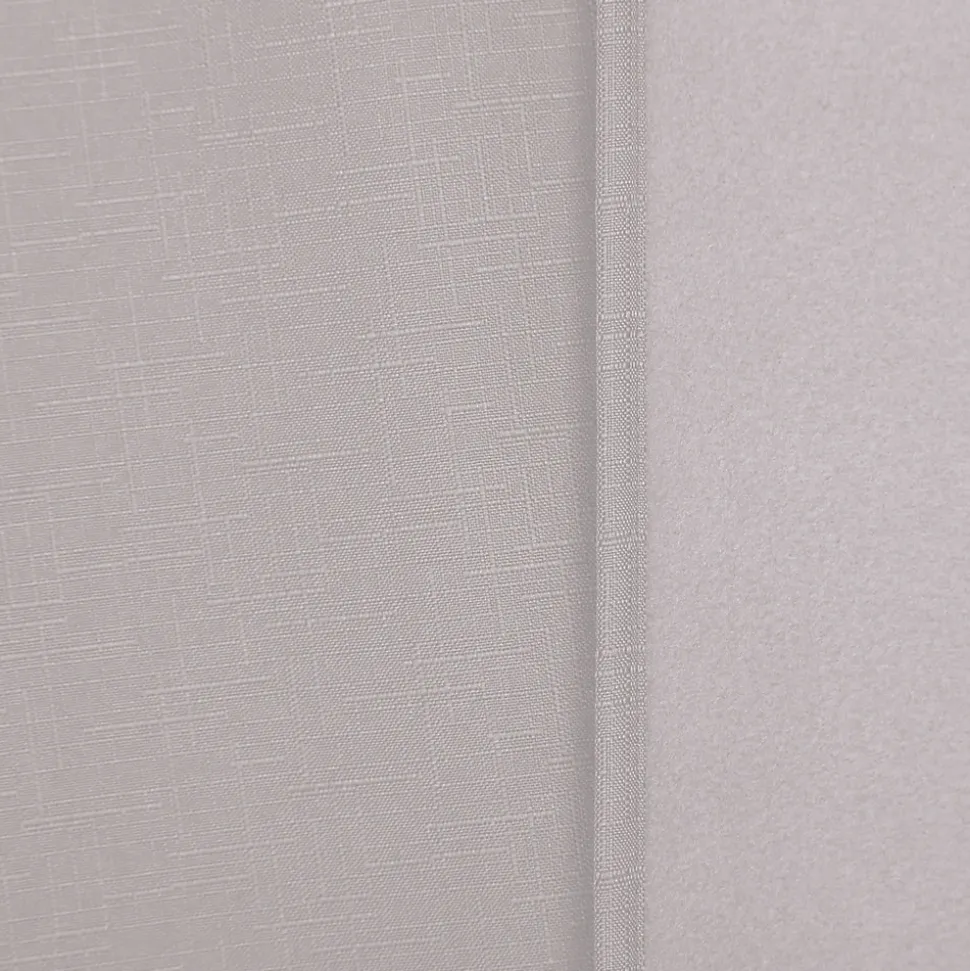 Rideau thermique à œillets effet lin crème L.240 x l.140cm