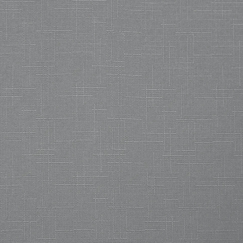 Rideau thermique à œillets effet lin gris L.240 x l.140cm
