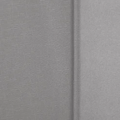 Rideau thermique à œillets effet lin gris L.240 x l.140cm