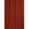 Rideau thermique à œillets effet lin rouge épice L.240 x l.140cm