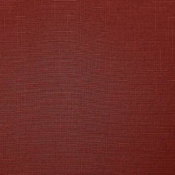 Rideau thermique à œillets effet lin rouge épice L.240 x l.140cm