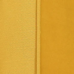 Rideau thermique à oeillets effet lin jaune ocre L.240 x l.140cm Ornami