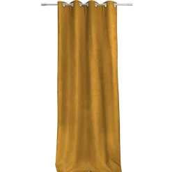 Rideau thermique aspect velours 