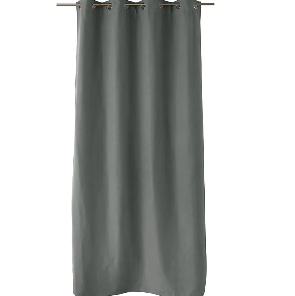 Rideau thermique doublé (135x240 cm - Gris clair)