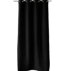 Rideau thermique doublé (135x240 cm - Noir)