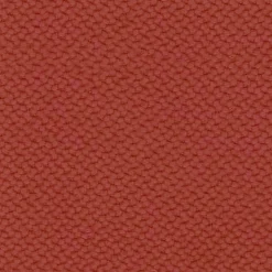 Rideau Thermique effet brossé avec doublure polaire 140x240cm, prêt a poser à œillets, Brique.