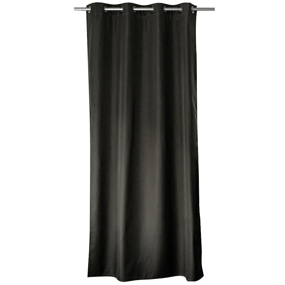 Rideau thermique en microfibre doublée (135x240 cm - Gris Foncé)
