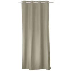 Rideau thermique en microfibre doublée (135x180 cm - Naturel)