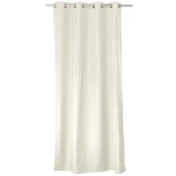 Rideau thermique en microfibre doublée (135x180 cm - Ecru)