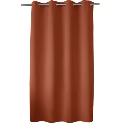 Rideau thermique en microfibre doublée (135x180 cm - Terracotta)