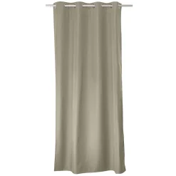 Rideau thermique en microfibre doublée (135x240 cm - Naturel)