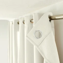 Rideau thermique en microfibre doublée (135x240 cm - Ecru)
