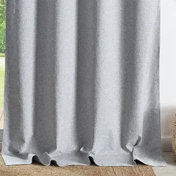 Rideau thermique et occultant hiver - été (140x260 cm - Gris)