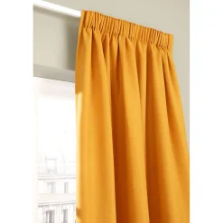 Rideau thermique Galon fronceur Jaune MC215 130 x 250 (LxH)