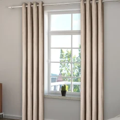 Rideau thermique Meiere GoodHome l.140 x H.260 cm beige