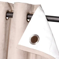 Rideau thermique Meiere GoodHome l.140 x H.260 cm beige