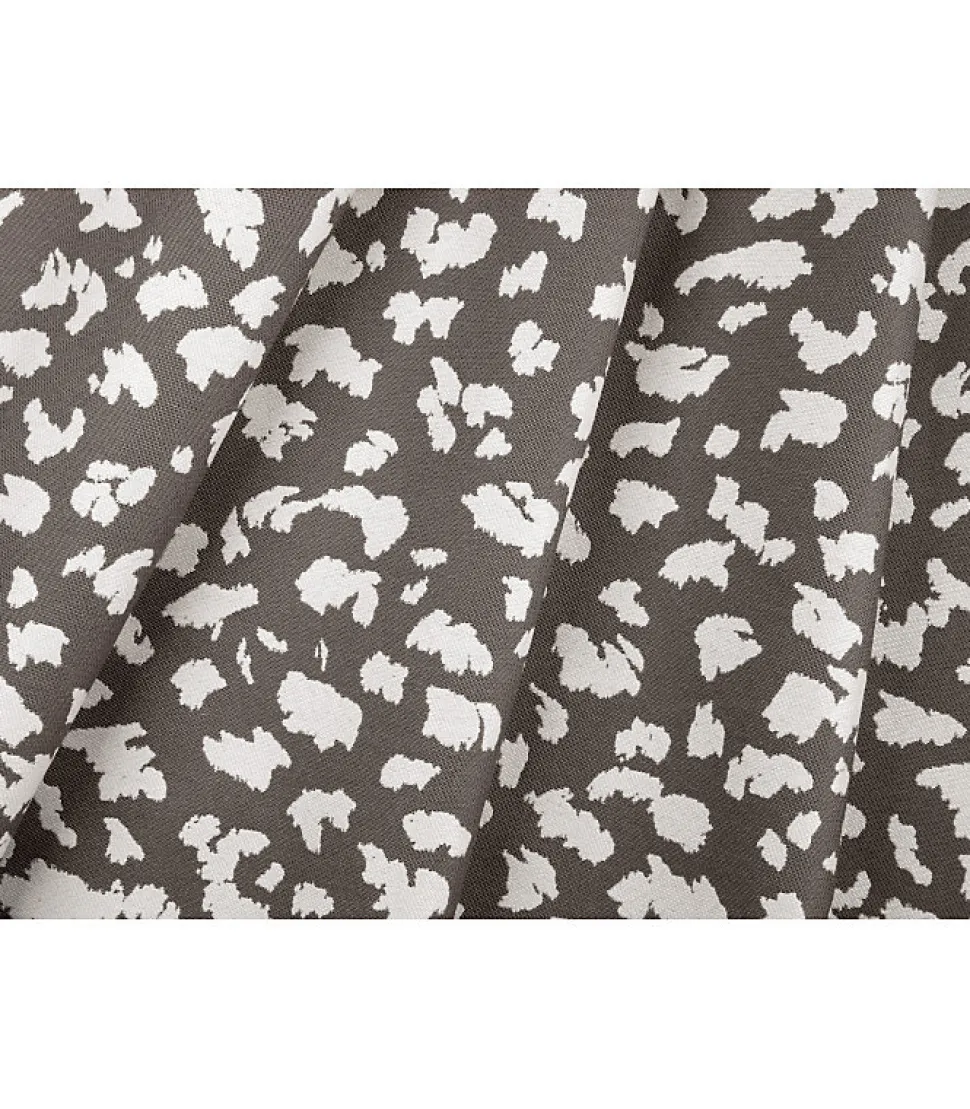 Rideau thermique obscurcissant et phonique "bouleau" 140 x 240 cm motif tacheté - 140x240cm - Gris anthracite