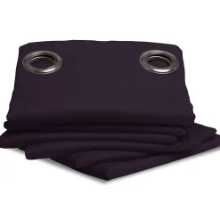 Rideau thermique occultant Oeillets Violet MC333 140 x 260 (LxH)