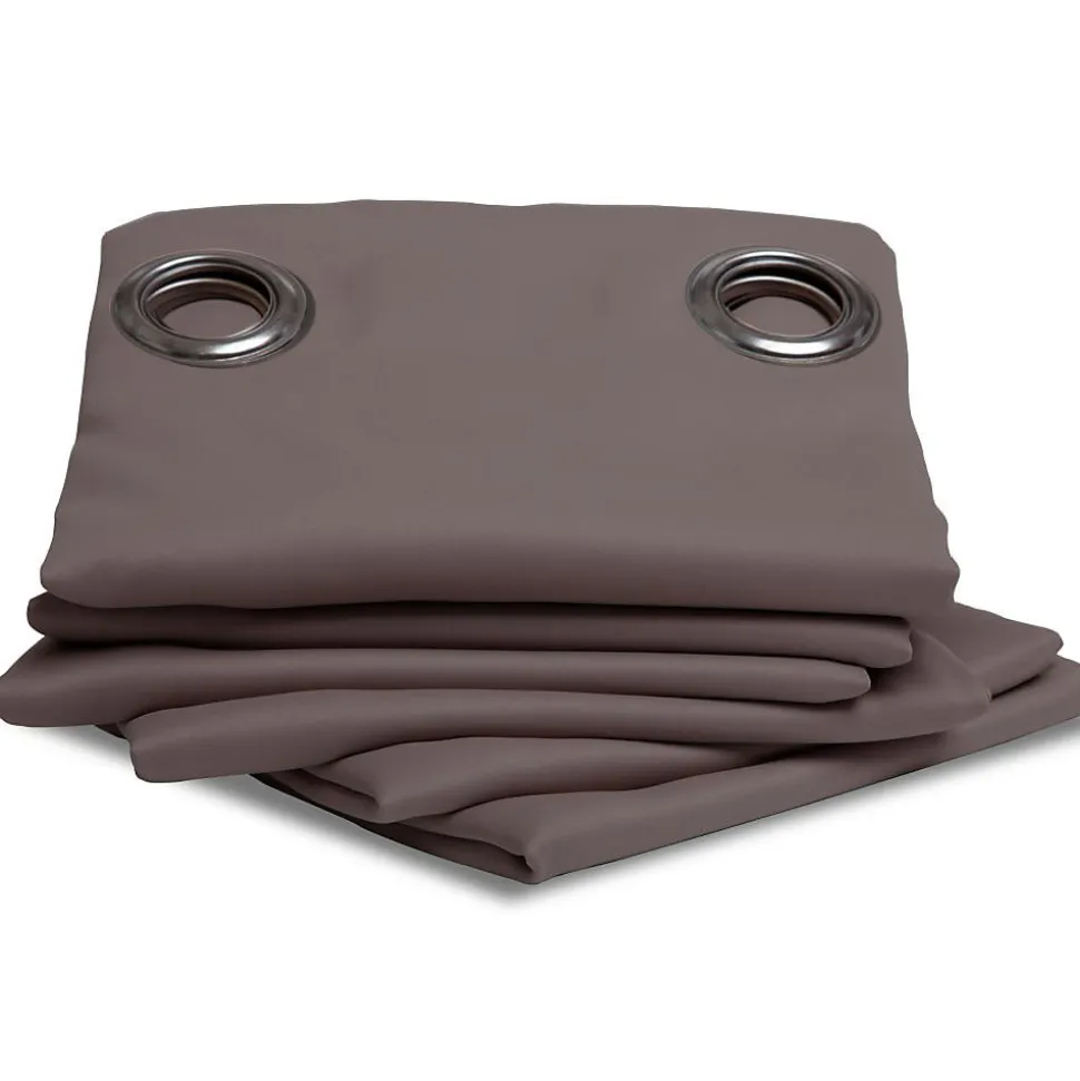 Rideau thermique occultant Oeillets Gris MC7305 140 x 260 (LxH)