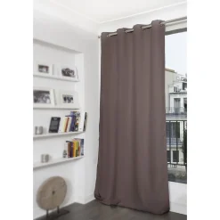 Rideau thermique occultant Oeillets Gris MC7305 140 x 260 (LxH)