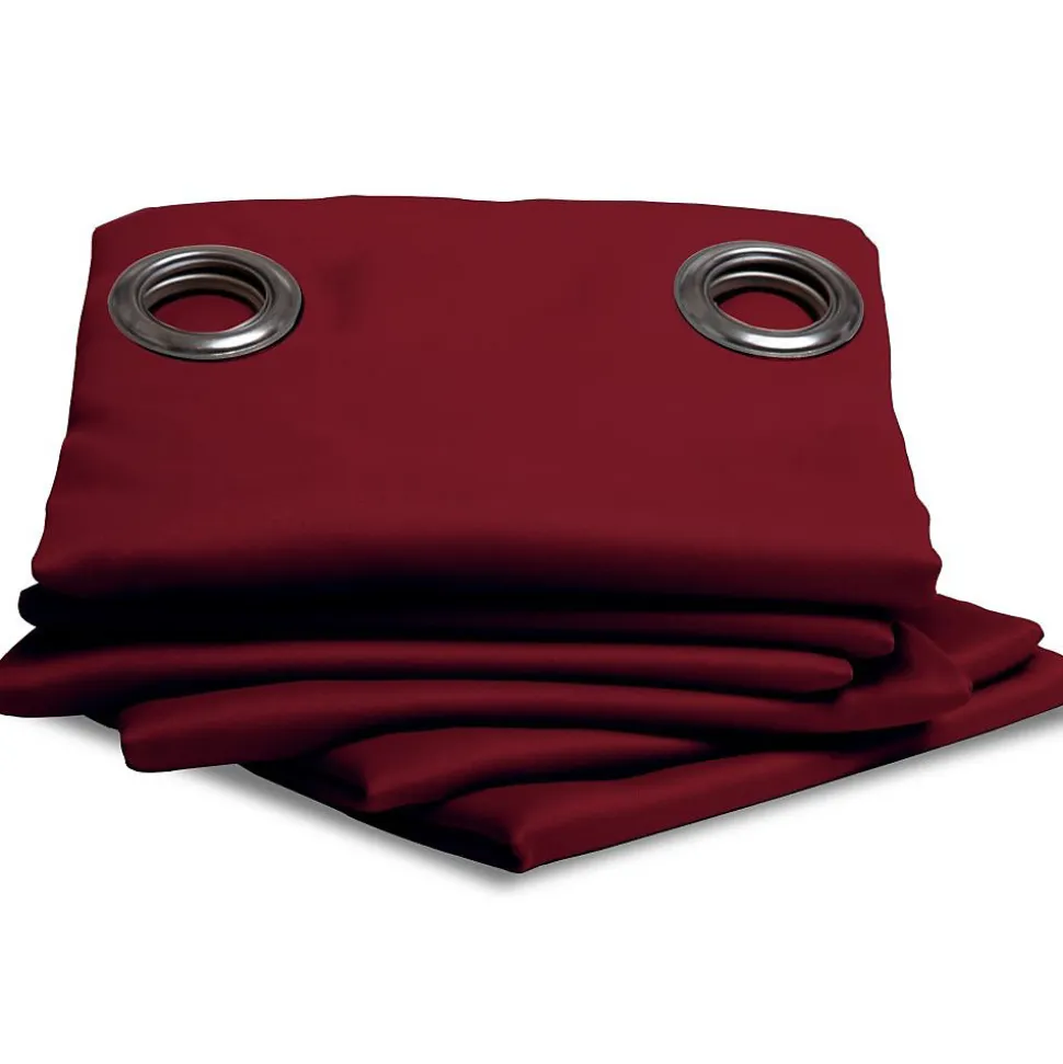 Rideau thermique occultant Oeillets Rouge MC330 140 x 260 (LxH)