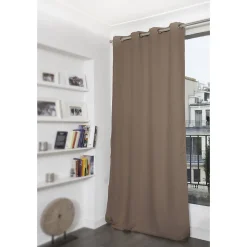 Rideau thermique occultant Oeillets Beige MC8220 140 x 350 (LxH)