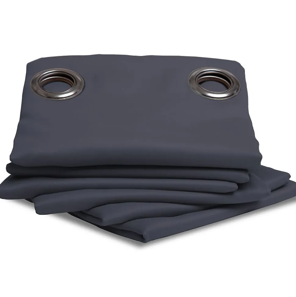 Rideau thermique occultant Oeillets Gris MC713 140 x 300 (LxH)