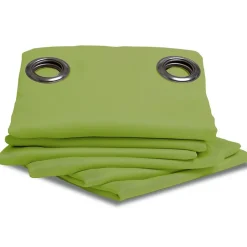 Rideau thermique occultant Oeillets Vert MC566 140 x 260 (LxH)