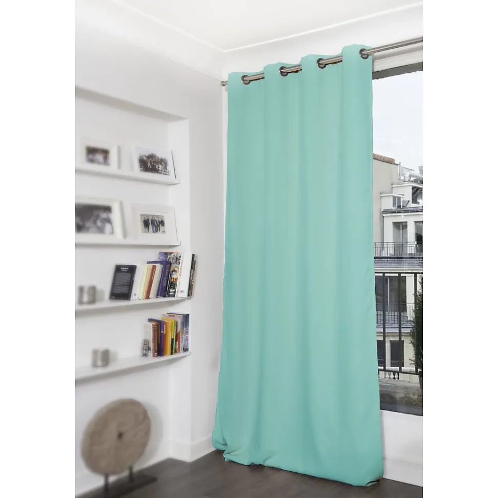 Rideau thermique occultant Oeillets Bleu MC430 140 x 260 (LxH)