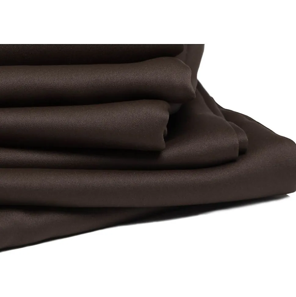 Rideau thermique occultant Oeillets Marron MC610 140 x 260 (LxH)