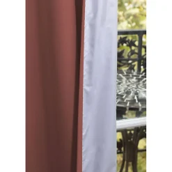 Rideau thermique Oeillets Rouge MC7005 130 x 250 (LxH)