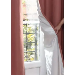 Rideau thermique Oeillets Rouge MC7005 130 x 250 (LxH)