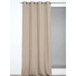 Rideau thermique Oeillets Beige MC632 140 x 260 (LxH)