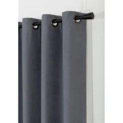Rideau thermique Oeillets Gris MC458 130 x 250 (LxH)