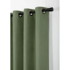 Rideau thermique Oeillets Vert MC533 130 x 250 (LxH)