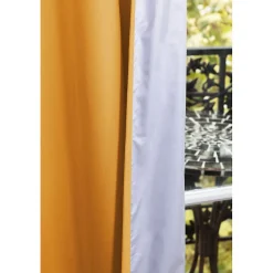 Rideau thermique Oeillets Jaune MC215 130 x 250 (LxH)