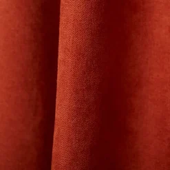Rideau thermique phonique et semi occultant KONFOR (140x260 cm - Terracotta)